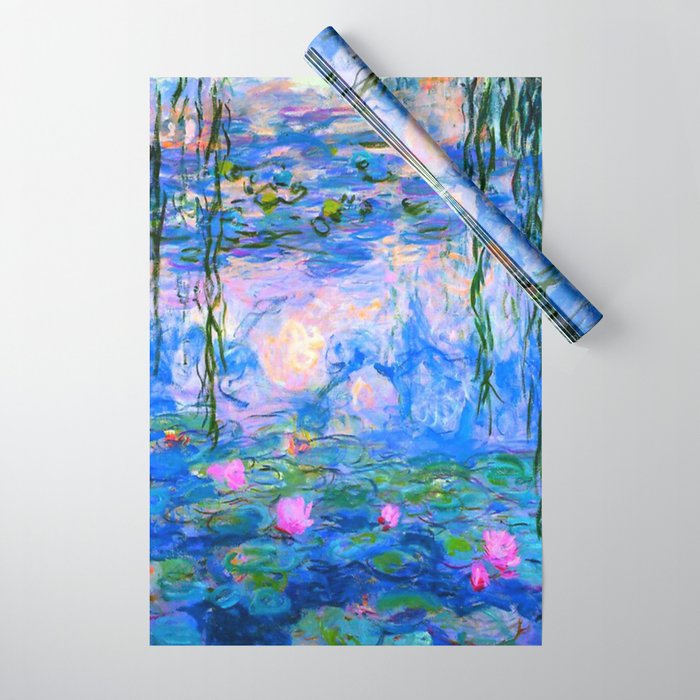 Claude Monet Water Lilies Wrapping Paper Gallery Image 1