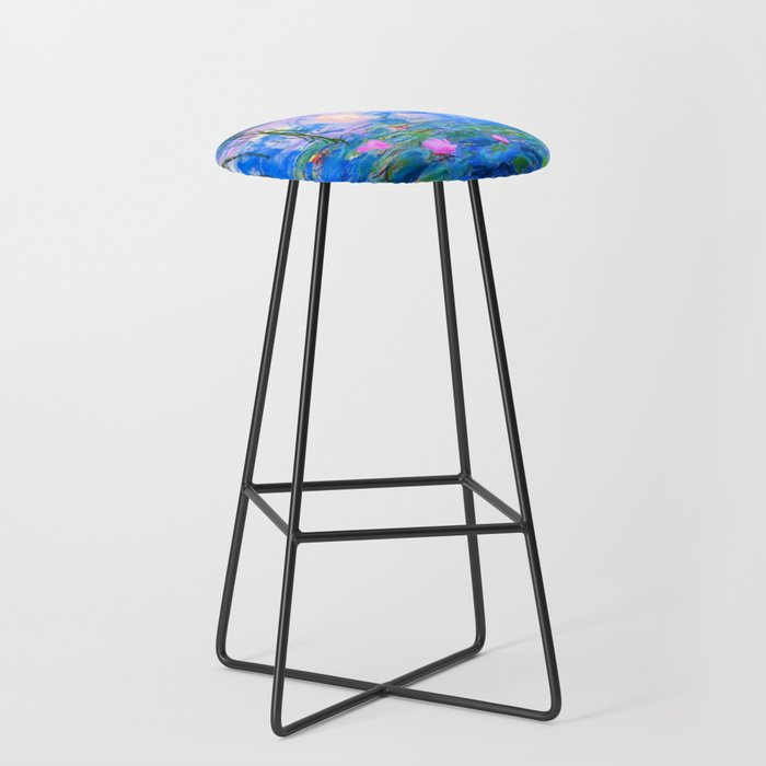 Claude Monet Water Lilies Stool Gallery Image 1