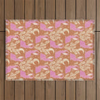 Jackalope - caramel and primrose  Outdoor Rug Gallery Image 1