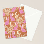 Jackalope - caramel and primrose  Stationery Card Gallery Image 2