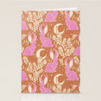 Jackalope - caramel and primrose  Stationery Card Gallery Image 2