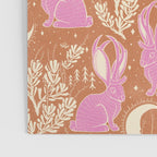 Jackalope - caramel and primrose  Poster Gallery Image 3