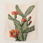 Botanical Cactus Wall Tapestry Gallery Image 4
