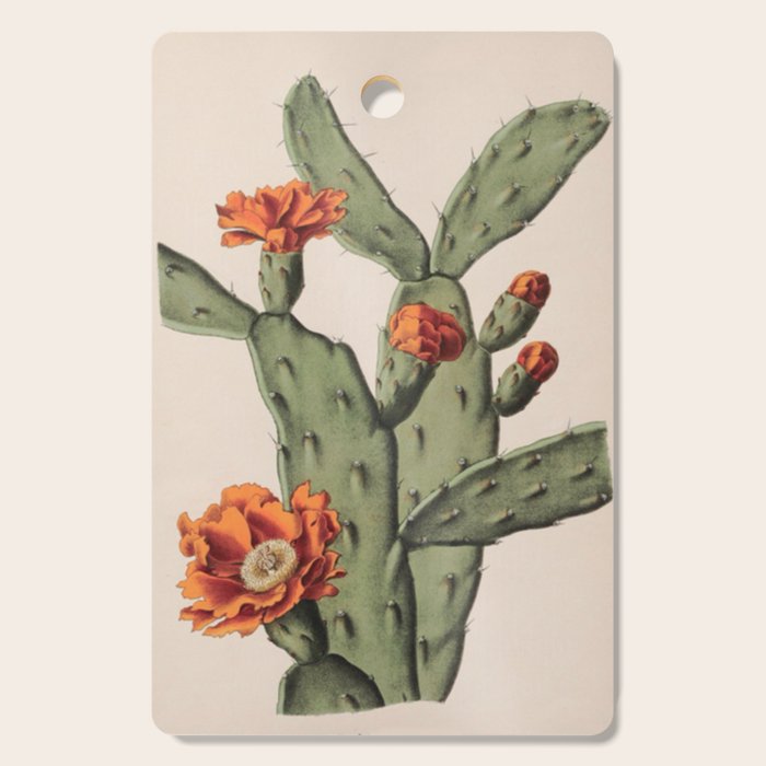Botanical Cactus Cutting Board Gallery Image 1