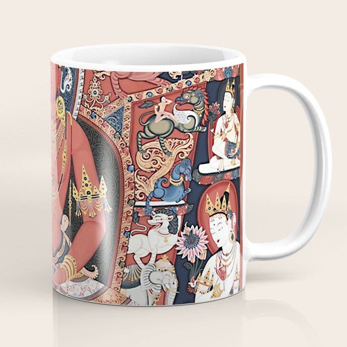 Amitabha Buddha Tibetan Buddhist Thangka Coffee Mug Gallery Image 1