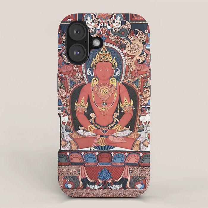 Amitabha Buddha Tibetan Buddhist Thangka iPhone Case Gallery Image 1