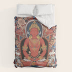 Amitabha Buddha Tibetan Buddhist Thangka Duvet Cover Gallery Image 6