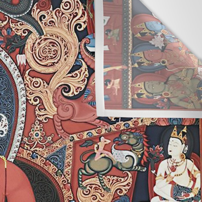 Amitabha Buddha Tibetan Buddhist Thangka Wall Tapestry Gallery Image 3