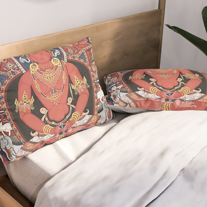 Amitabha Buddha Tibetan Buddhist Thangka Pillow Sham Gallery Image 2