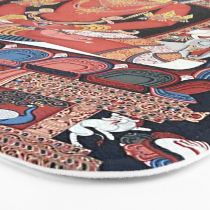Amitabha Buddha Tibetan Buddhist Thangka Bath Mat Gallery Image 3