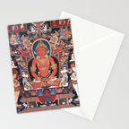Amitabha Buddha Tibetan Buddhist Thangka Stationery Card Gallery Image 2