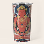Amitabha Buddha Tibetan Buddhist Thangka Travel Mug Gallery Image 1