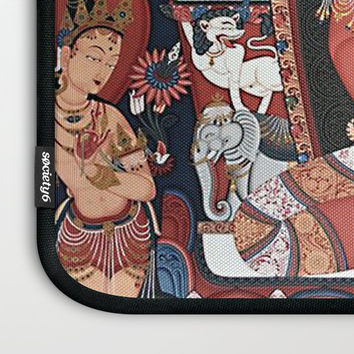 Amitabha Buddha Tibetan Buddhist Thangka Laptop Sleeve Gallery Image 3
