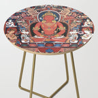 Amitabha Buddha Tibetan Buddhist Thangka Side Table Gallery Image 2