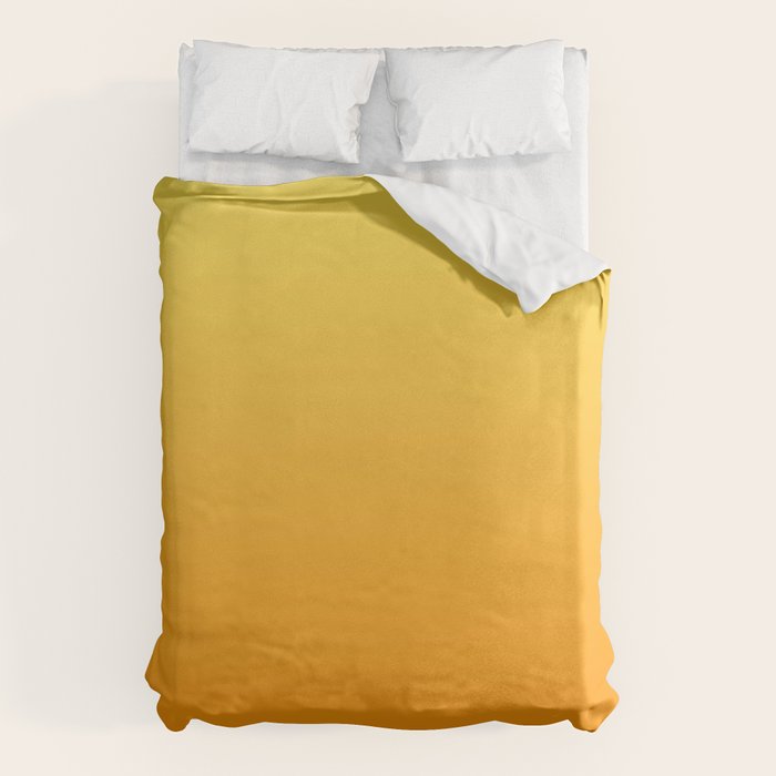 ORANGE Bright Ombre Color Pattern  Duvet Cover Gallery Image 6