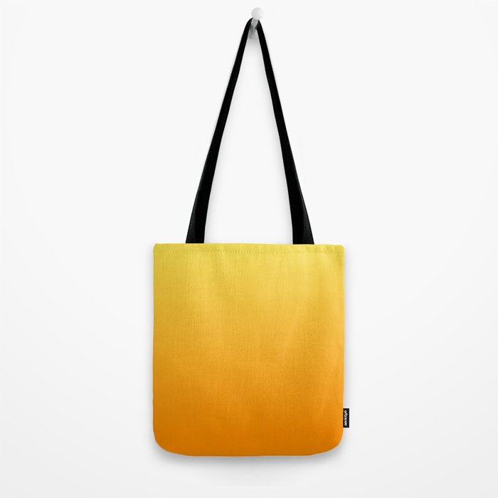 ORANGE Bright Ombre Color Pattern  Tote Bag Gallery Image 2