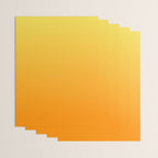 ORANGE Bright Ombre Color Pattern  Wrapping Paper Gallery Image 3