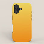 ORANGE Bright Ombre Color Pattern  iPhone Case Gallery Image 1