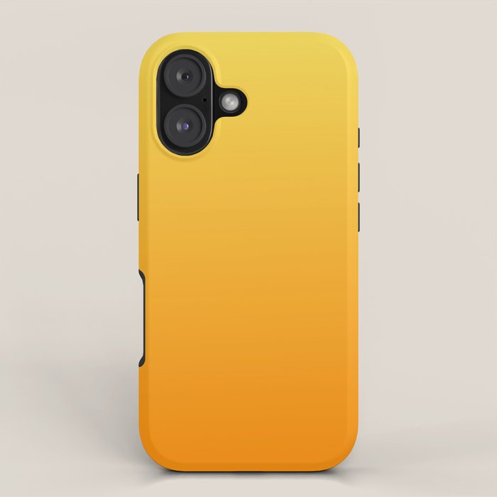 ORANGE Bright Ombre Color Pattern  iPhone Case Gallery Image 1