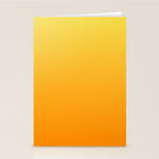 ORANGE Bright Ombre Color Pattern  Stationery Card Gallery Image 2