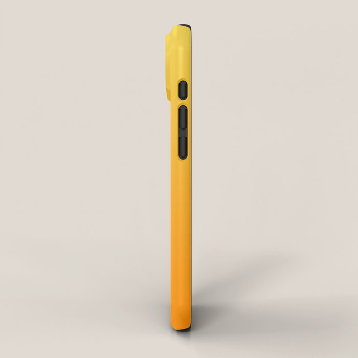 ORANGE Bright Ombre Color Pattern  iPhone Case Gallery Image 2