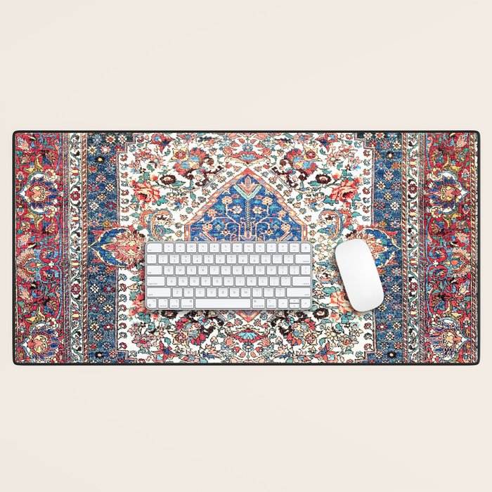Bakhtiari Central Persian Rug Print Desk Mat Gallery Image 1