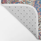 Bakhtiari Central Persian Rug Print Bath Mat Gallery Image 2