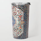 Bakhtiari Central Persian Rug Print Travel Mug Gallery Image 2
