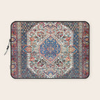 Bakhtiari Central Persian Rug Print Laptop Sleeve Gallery Image 1