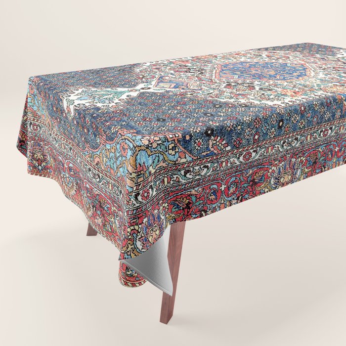 Bakhtiari Central Persian Rug Print Tablecloth Gallery Image 1
