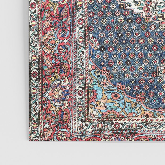 Bakhtiari Central Persian Rug Print Poster Gallery Image 3