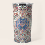 Bakhtiari Central Persian Rug Print Travel Mug Gallery Image 1