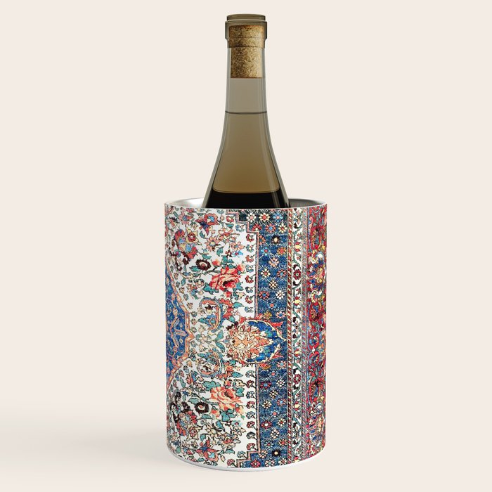 Bakhtiari Central Persian Rug Print Wine Chiller Gallery Image 3