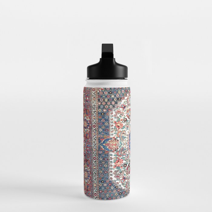 Bakhtiari Central Persian Rug Print Water Bottle Gallery Image 3
