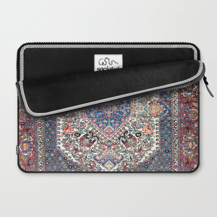 Bakhtiari Central Persian Rug Print Laptop Sleeve Gallery Image 2