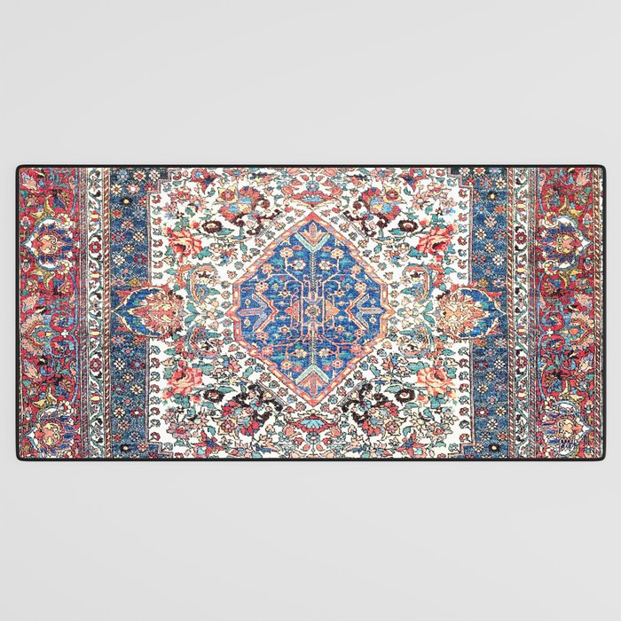 Bakhtiari Central Persian Rug Print Desk Mat Gallery Image 3