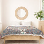 Bakhtiari Central Persian Rug Print Duvet Cover Gallery Image 3