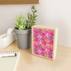 Festive Bows on Pink Background Mini Art Print Gallery Image 2