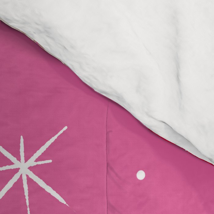Festive Bows on Pink Background Comforter Gallery Image 4