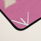 Festive Bows on Pink Background Desk Mat Gallery Image 4