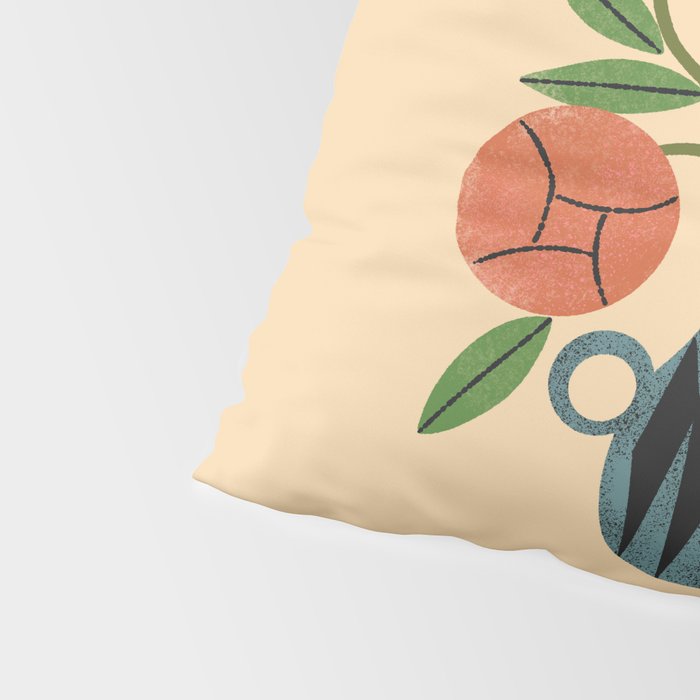 Peach Rose Bouquet Pillow Sham Gallery Image 4