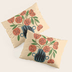 Peach Rose Bouquet Pillow Sham Gallery Image 3