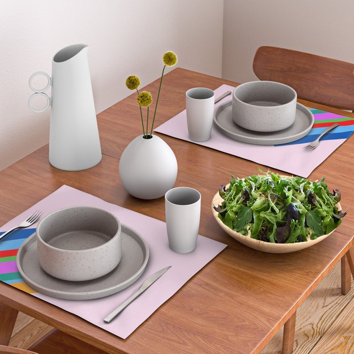 Pride without Prejudice - Rainbow Shadows Placemat Gallery Image 2