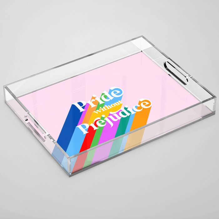 Pride without Prejudice - Rainbow Shadows Acrylic Tray Gallery Image 1
