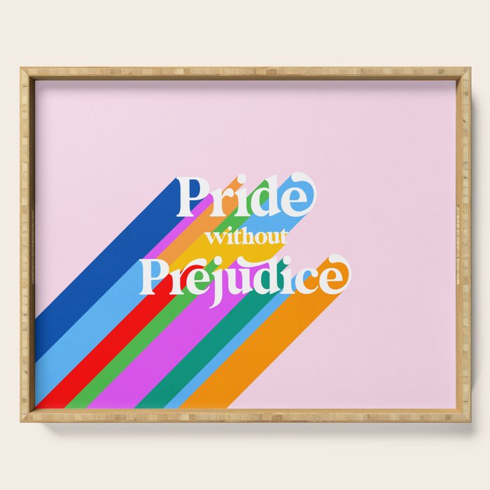Pride without Prejudice - Rainbow Shadows Serving Tray Gallery Image 1