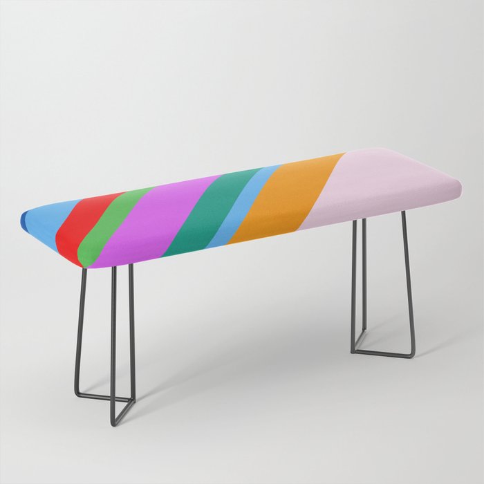 Pride without Prejudice - Rainbow Shadows Bench Gallery Image 1