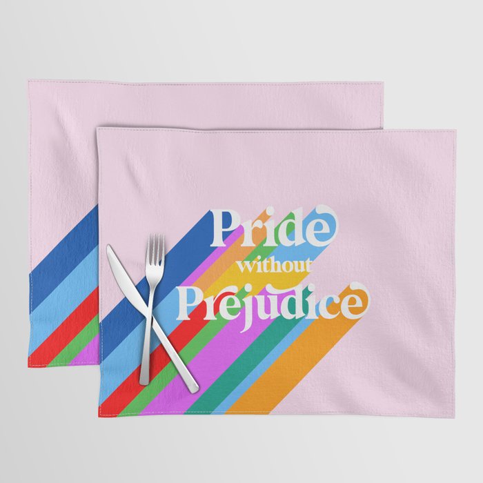 Pride without Prejudice - Rainbow Shadows Placemat Gallery Image 1