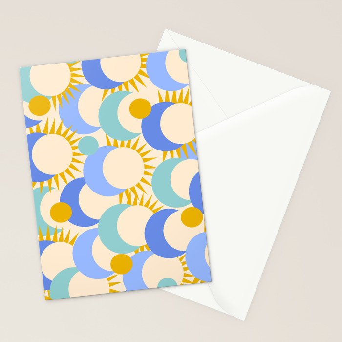 Celestial Eclipse Stationery Card Gallery Image 2