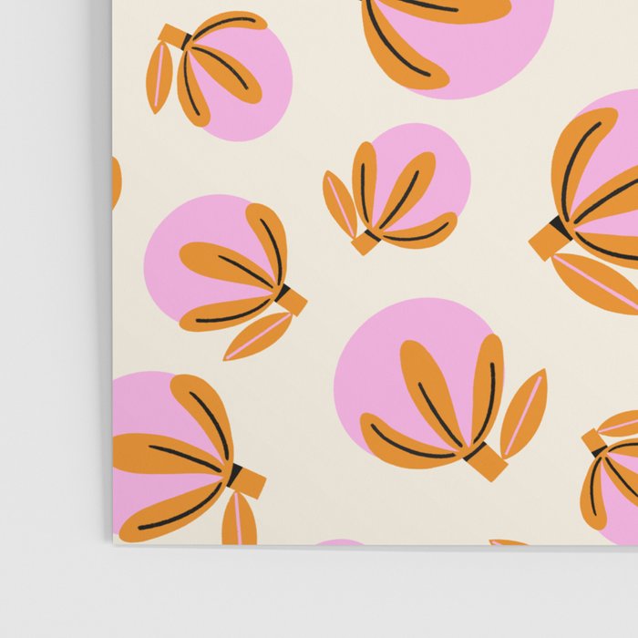 Happy Blooms Pattern Poster Gallery Image 3