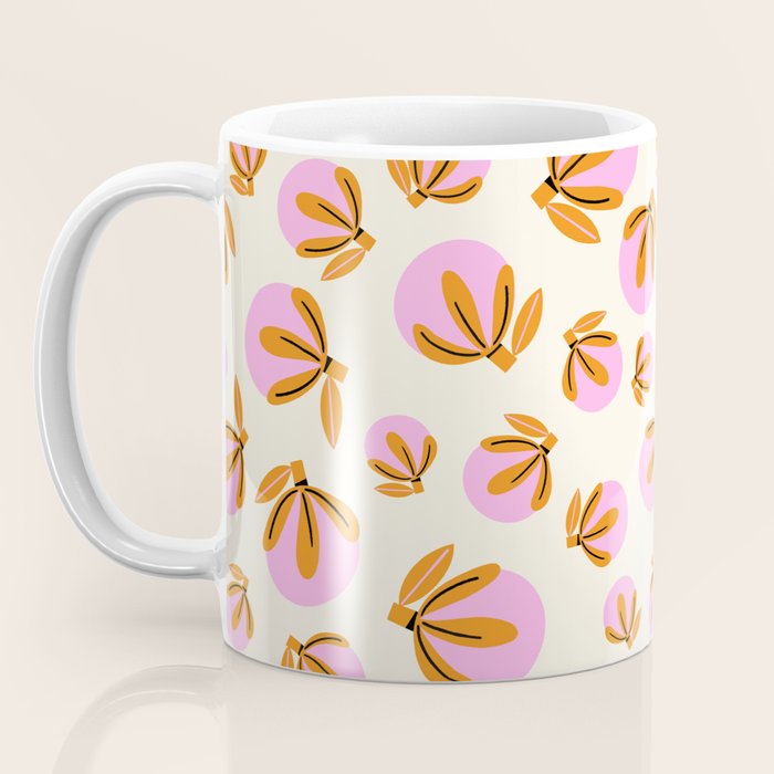 Happy Blooms Pattern Coffee Mug Gallery Image 3